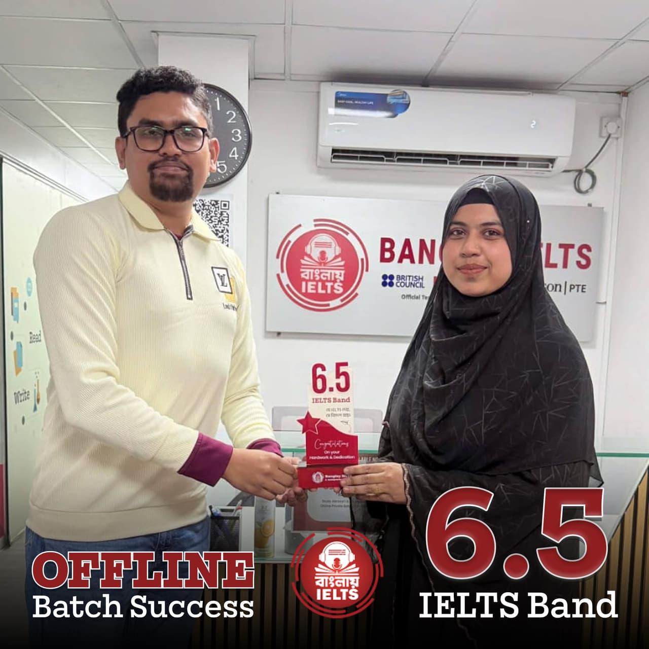 Banglay IELTS success story — IELTS band 6.5