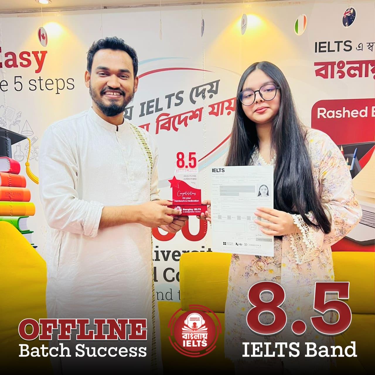 Banglay IELTS success story — IELTS band 8.5